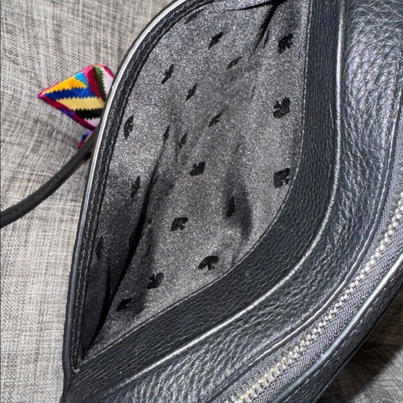 Kate Spade Bag Glitter On Mini Camera Black Crossbody - Picture 13 of 17